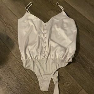 Lulu’s Satin Bodysuit
